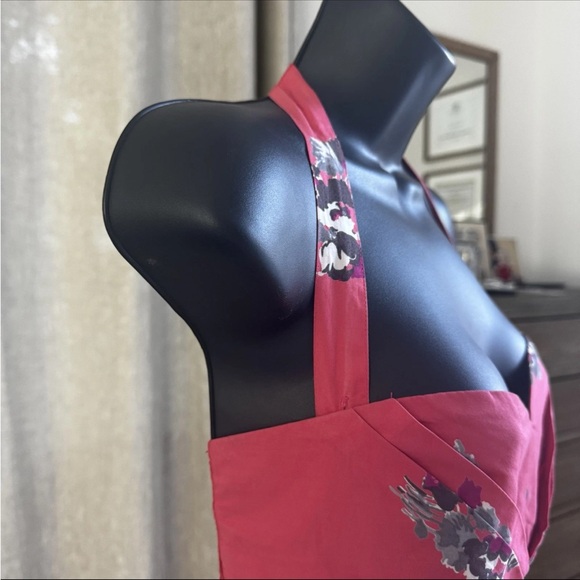 Anthropologie Girls from Savoy Halter Dress Pink Sz 12 wb Taylor Swift - Pin Up - Picture 6 of 11